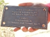Öntött bronztábla a csepeli önkormányzat részére.